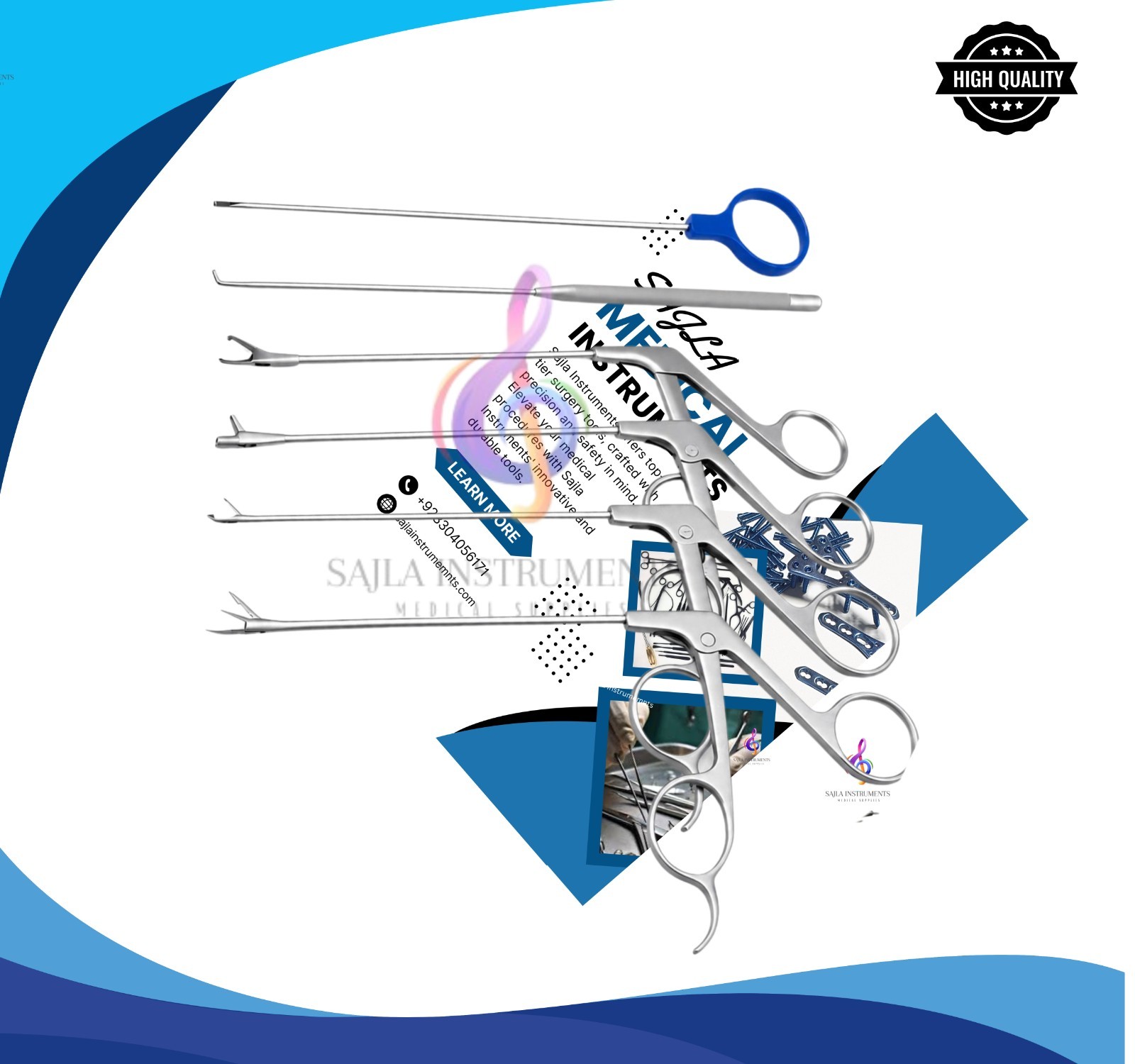Arthroscopy Simulation Training Forceps Set for Knee & Shoulder Surgery.BY SAJLA