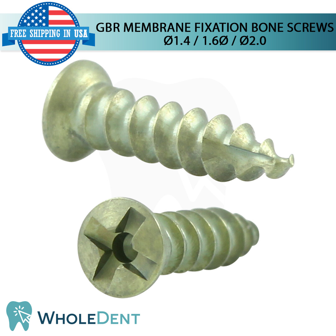 GBR Self Tapping Titanium Membrane Fixation Bon Screw Dental Im plant Sur gery