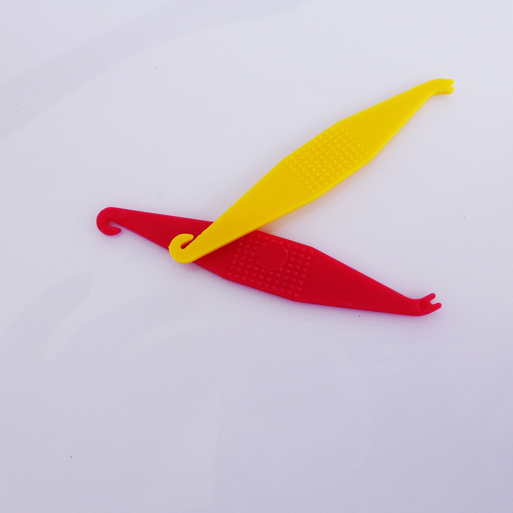 Dental Orthodontic Elastic Placer Elastic Rubber Band Placers Mixed Color 100Pcs