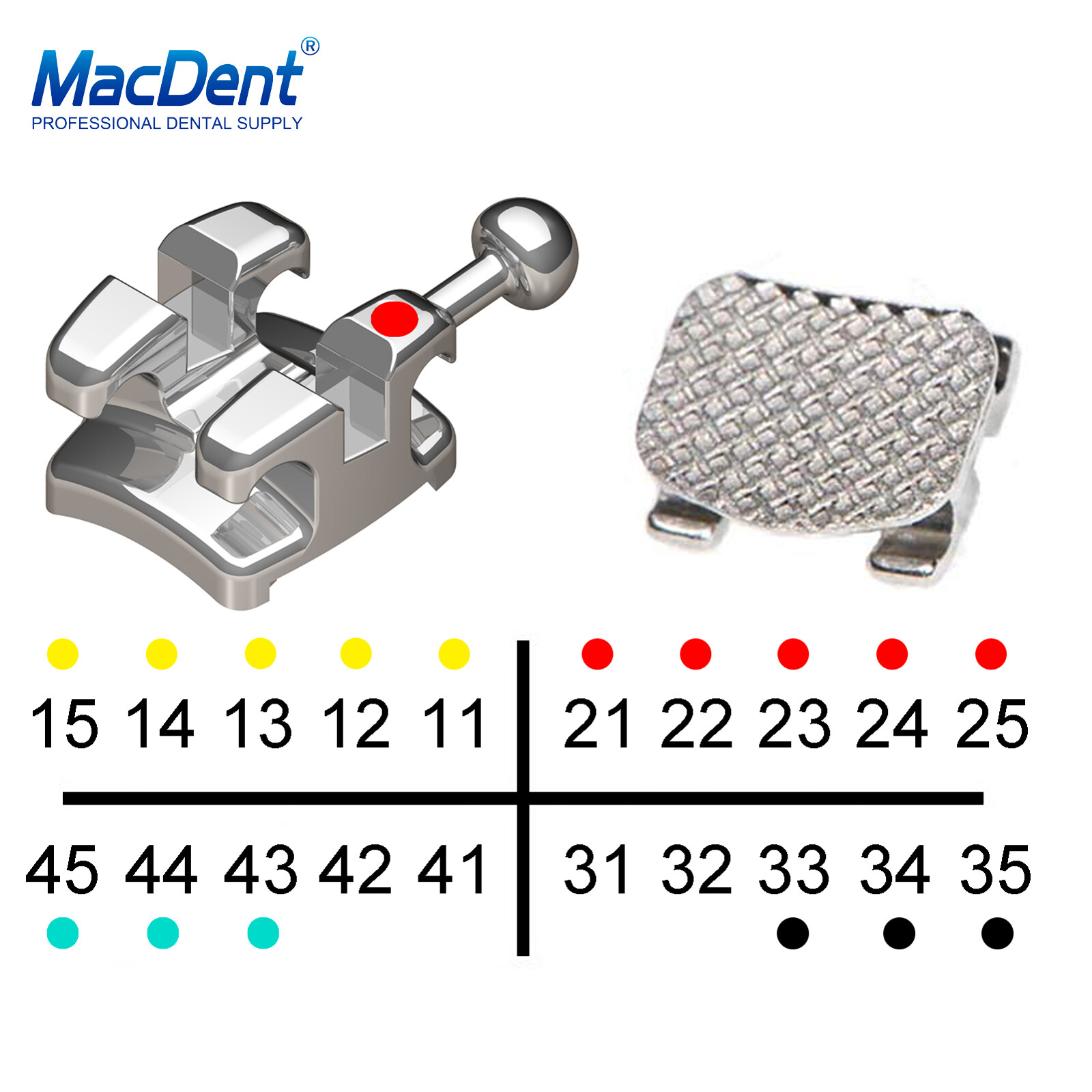 MacDent MX-E16 Dental Push Low Speed Contra Angle Handpiece Fit NSK 1.6mm burs A