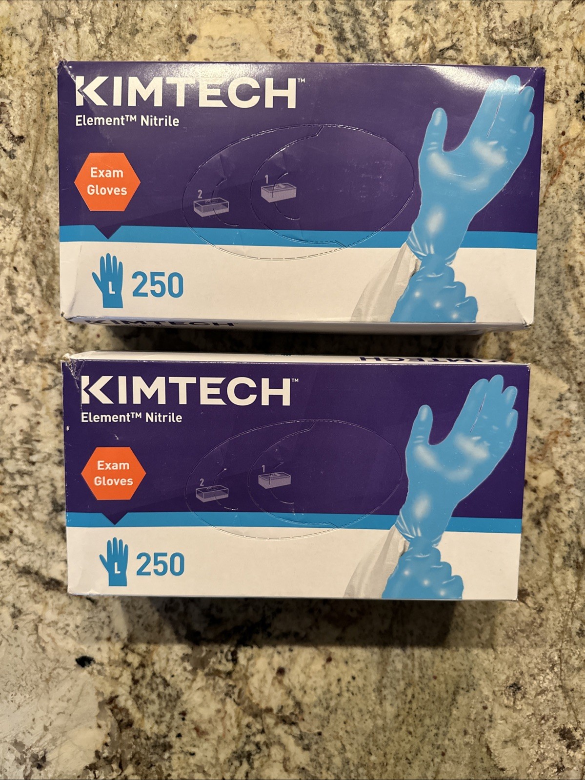 Kimtech Element Nitrile Exam Gloves Size Large 500 Count NEW + FAST SHIPPING