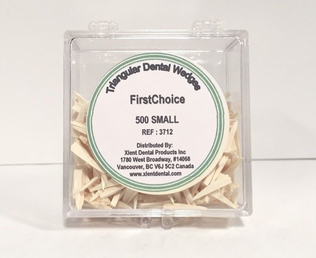 Triangular Wood Dental Wedges Small 500 Pack First Choice –