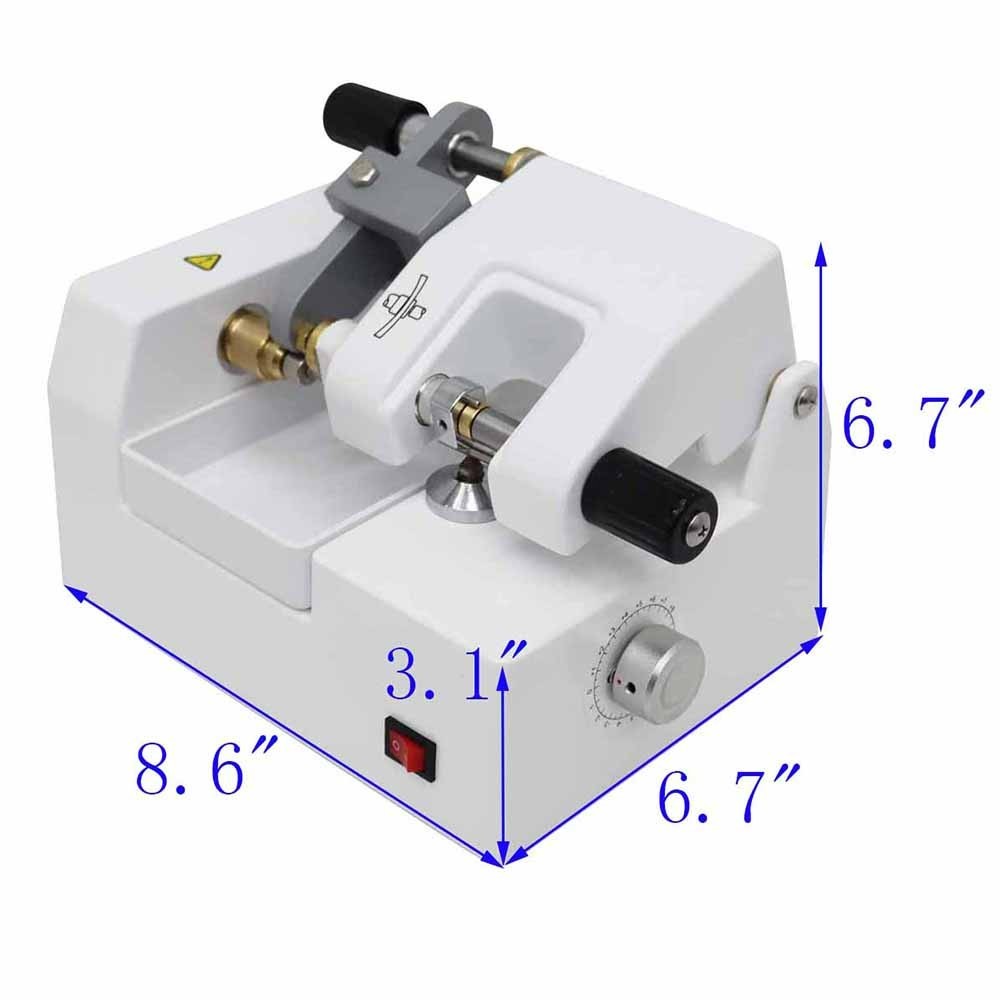 Optical Lens Cutter Cutting Milling Machine Eyeglass Slicing Machine 110V/60HZ