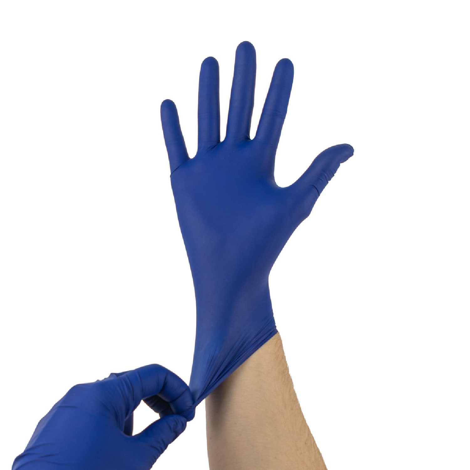 1000 Industrial/Non-Exam Blue Nitrile Metal Detectable Gloves 4.5 Mil X-Large