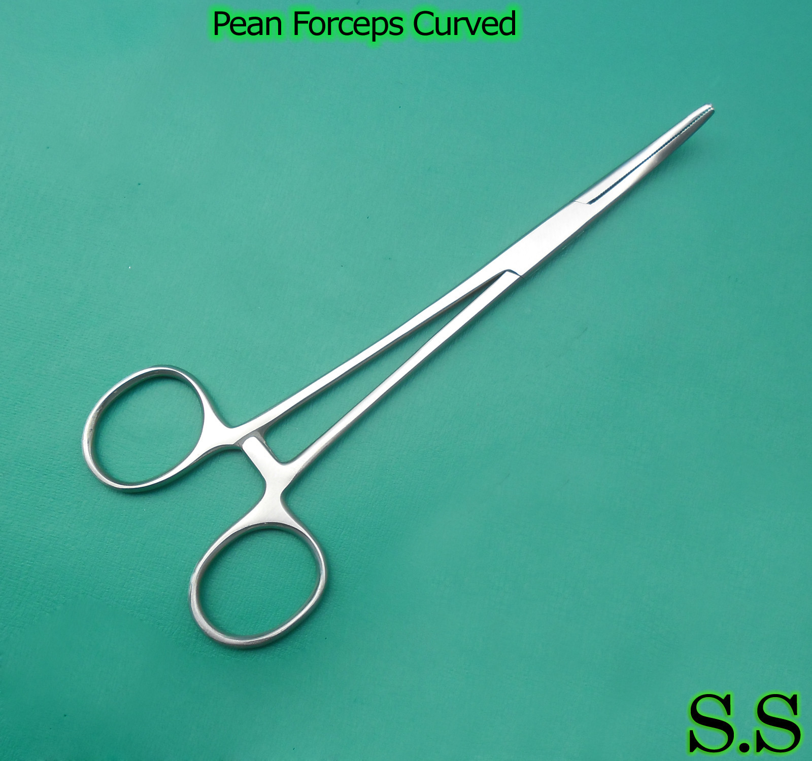 24 PCS ROCHESTER-PEAN FORCEPS CURVED 5.5″ STAINLESS STEEL
