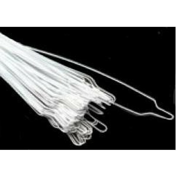 Long Preformed Ligature Ties White Coated 0.010” ((.012″ coated))