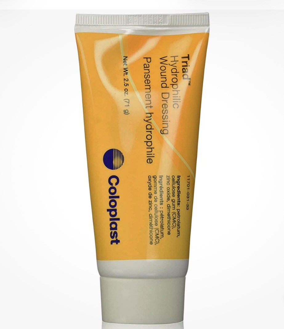 Coloplast Triad Hydrophilic Wound Dressing Paste 2.5oz 1964 6Ct Skin Protectant