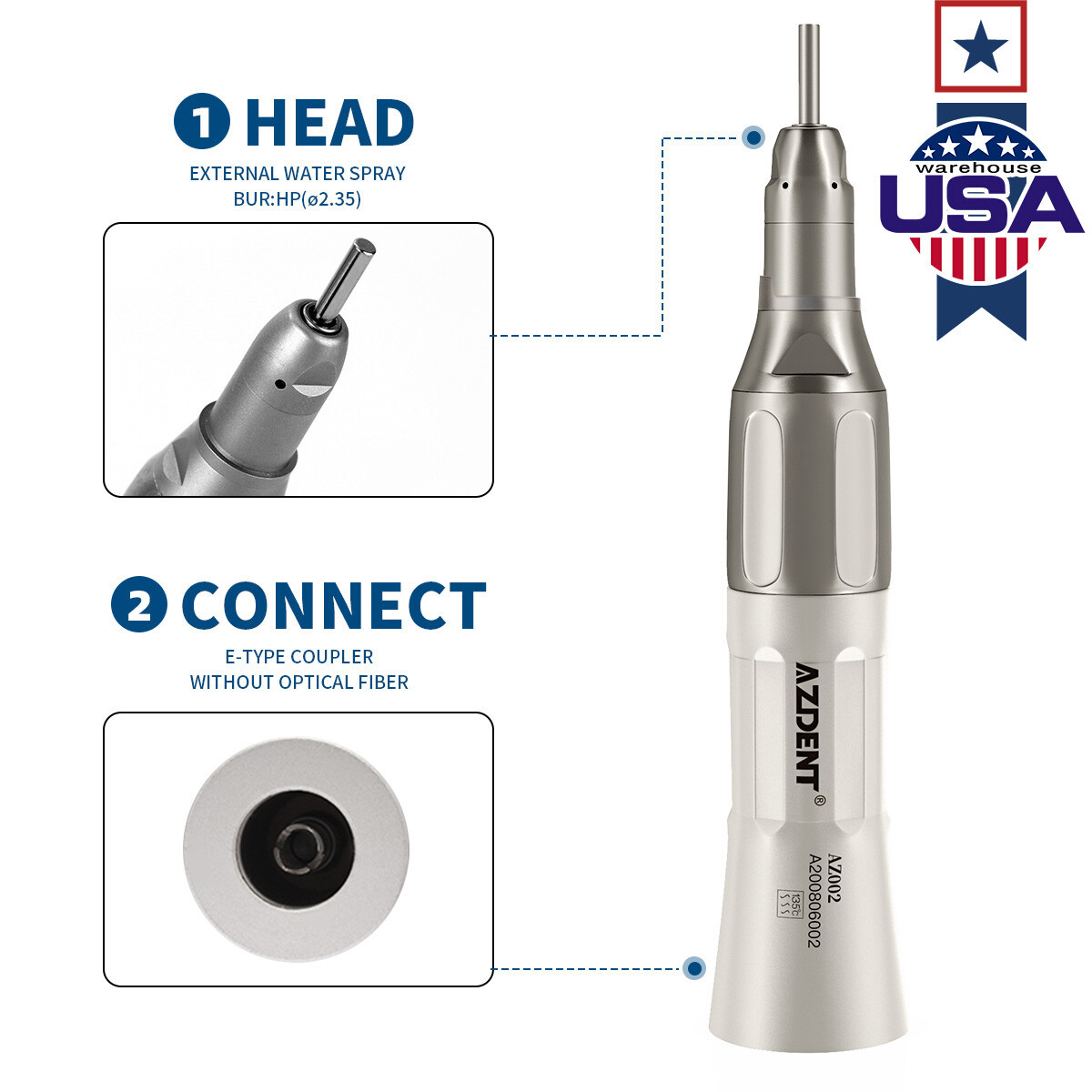 Portable Dental Mobile Delivery Unit System Air Compressor /Handpiece 4Holes
