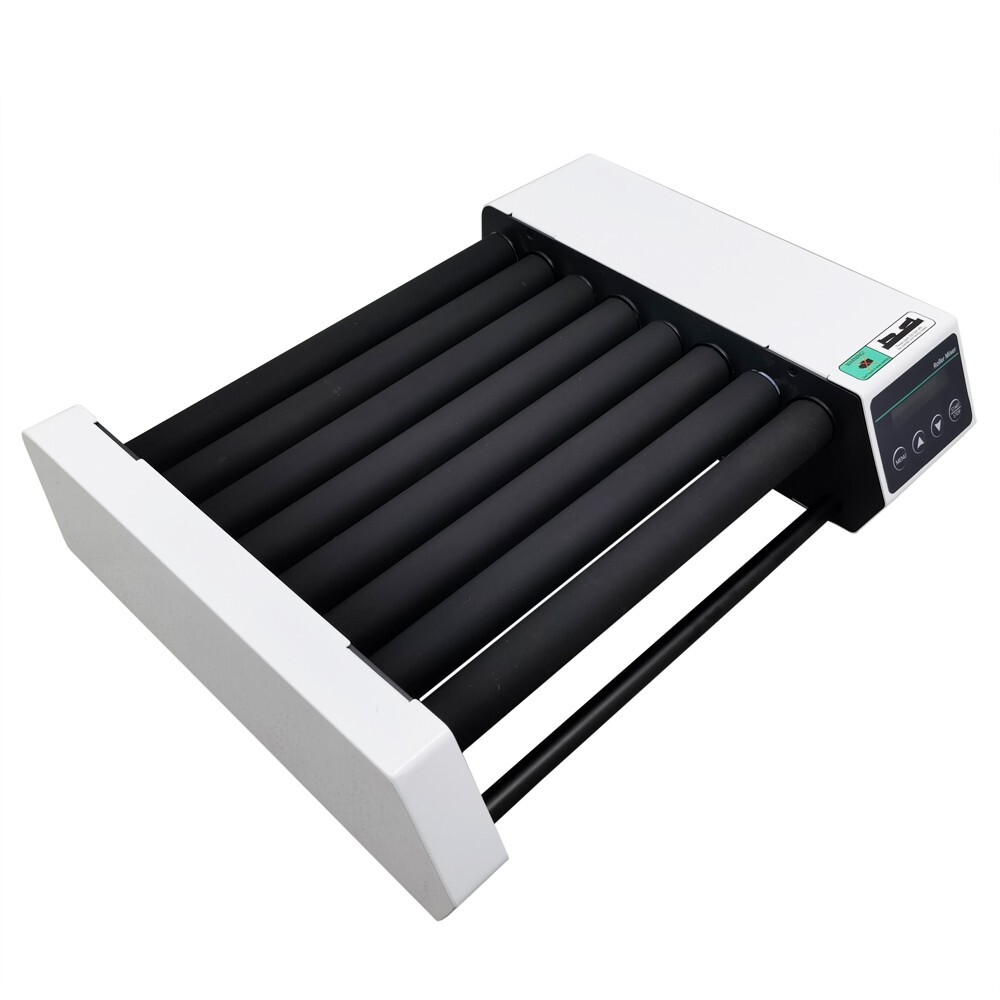 Eight Roller Blood Liquid Test Tube Mixer Lab LCD Speed Adjusted AC110-220V