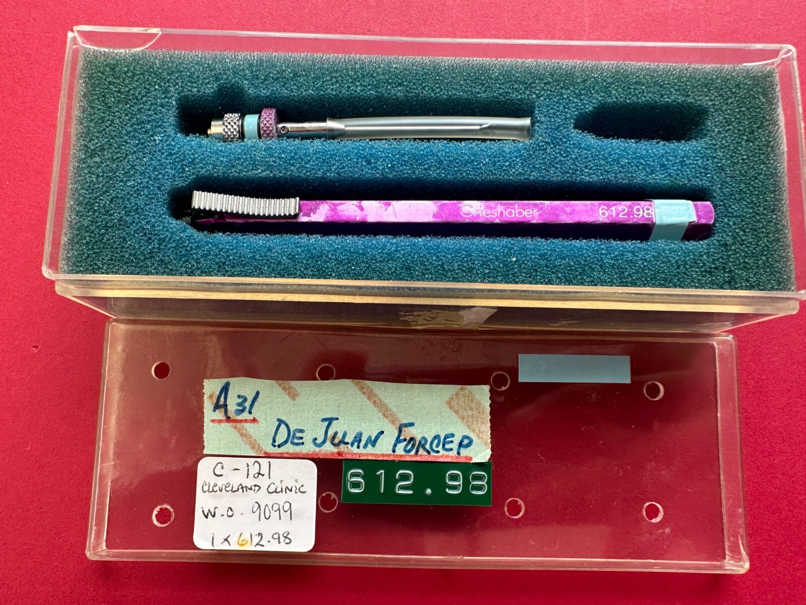 Alcon Grieshaber Diamond Gripping Forceps Ophthalmology Ophthalmic Ref: 612.98
