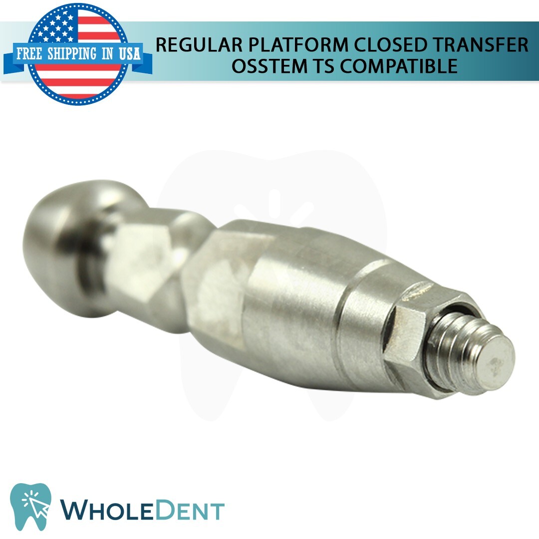 1X Regular Closed Transfer Dental 2.5mm Osstem® TS Hiossen® ET Compatible Hex
