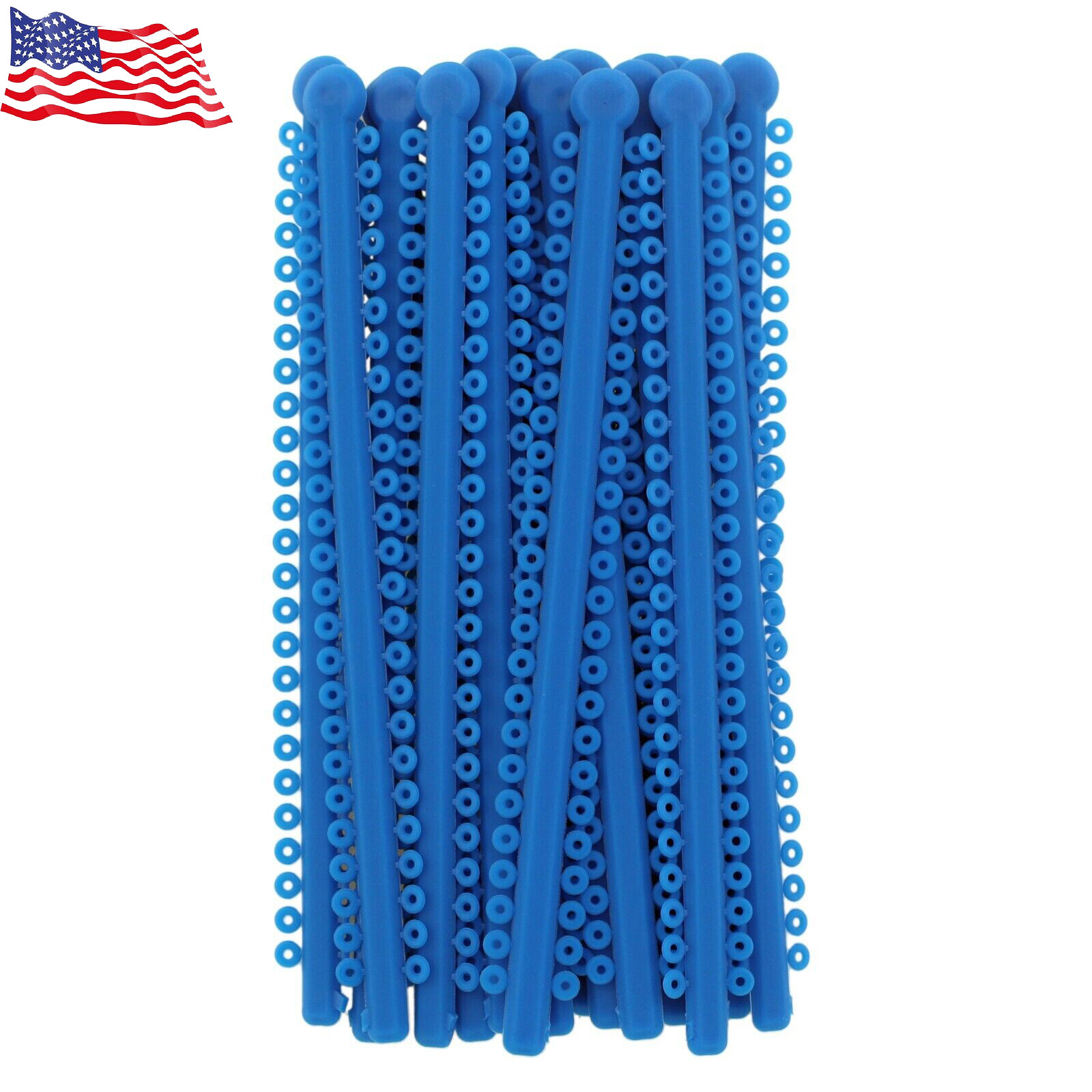 1000pcs Dental Orthodontic Ligature Ties Brace Elastic Rubber Bands For Brackets
