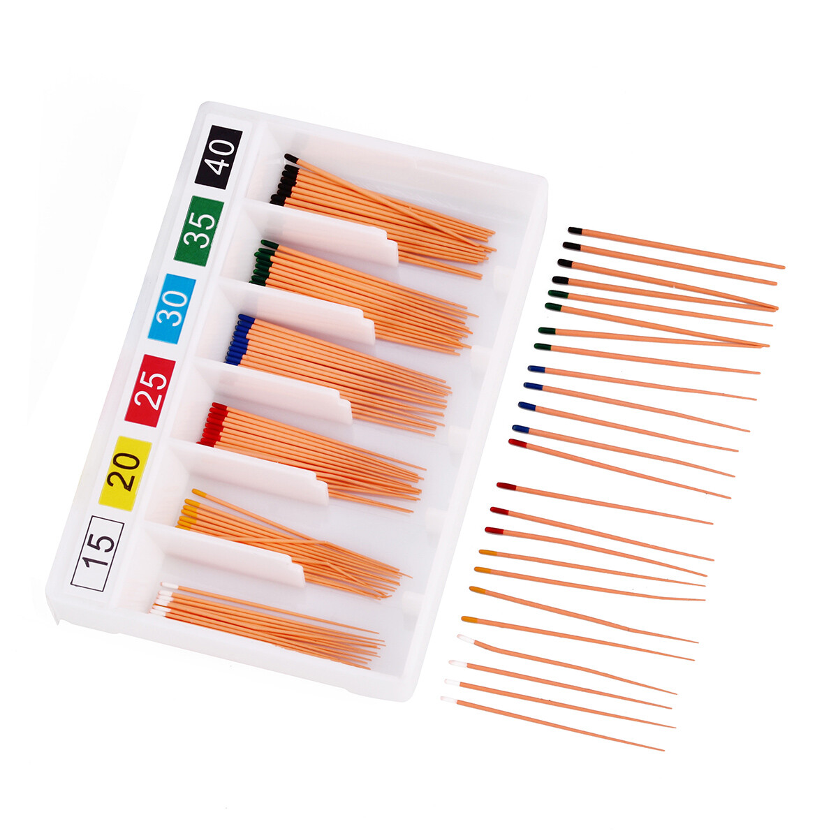 AZDENT Dental Endo Absorbent Paper Points 0.04/0.02 15-40#/Gutta Percha F1 F2 F3