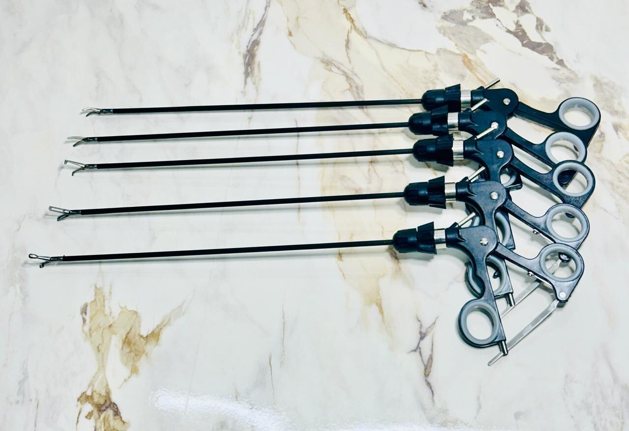 5pc Laparoscopic Grasper Forceps Scssor Enoscopy best Instruments Set 5mm