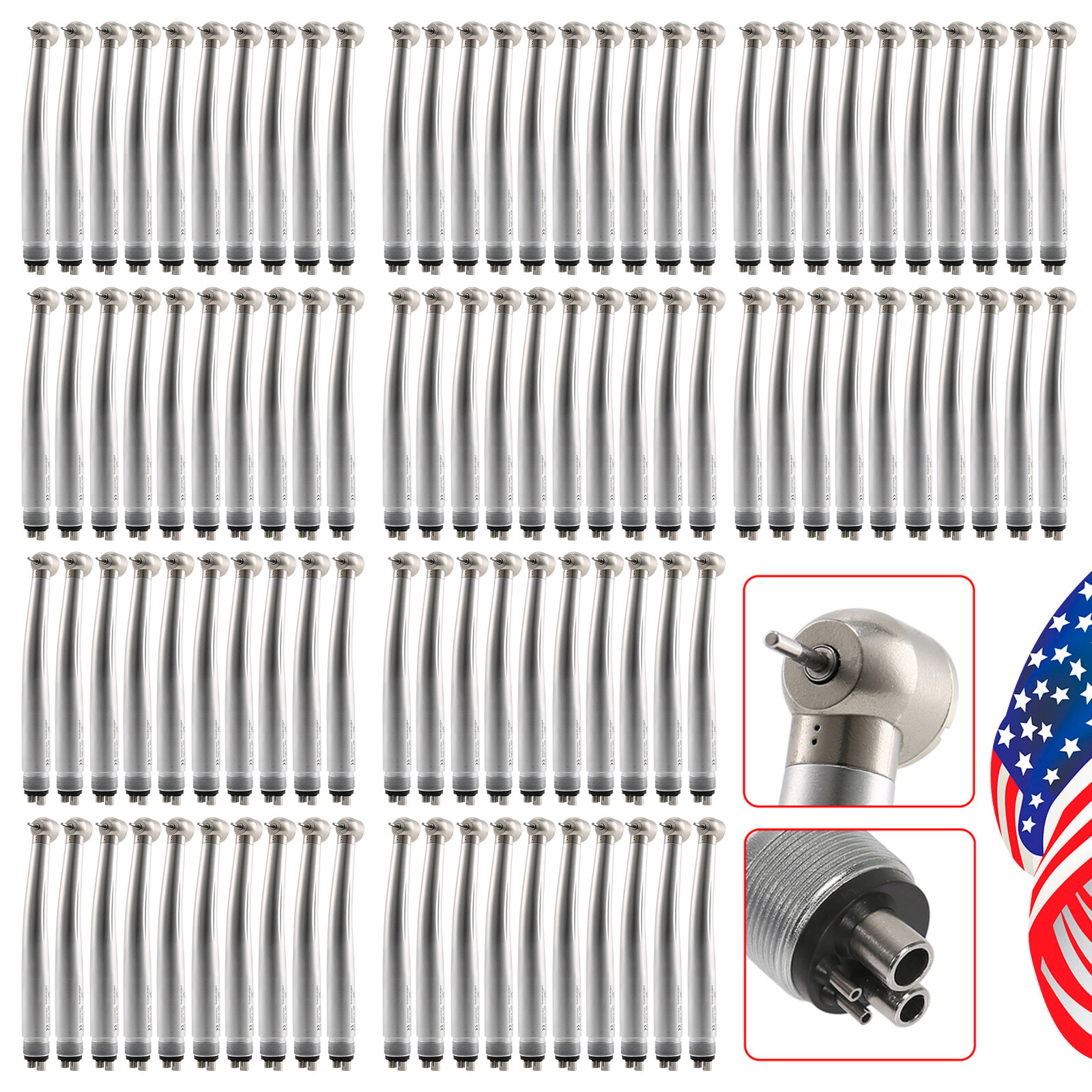 1-100 NSK Style PANA Dental High Speed Handpiece Torque 4 Hole Midwest F2