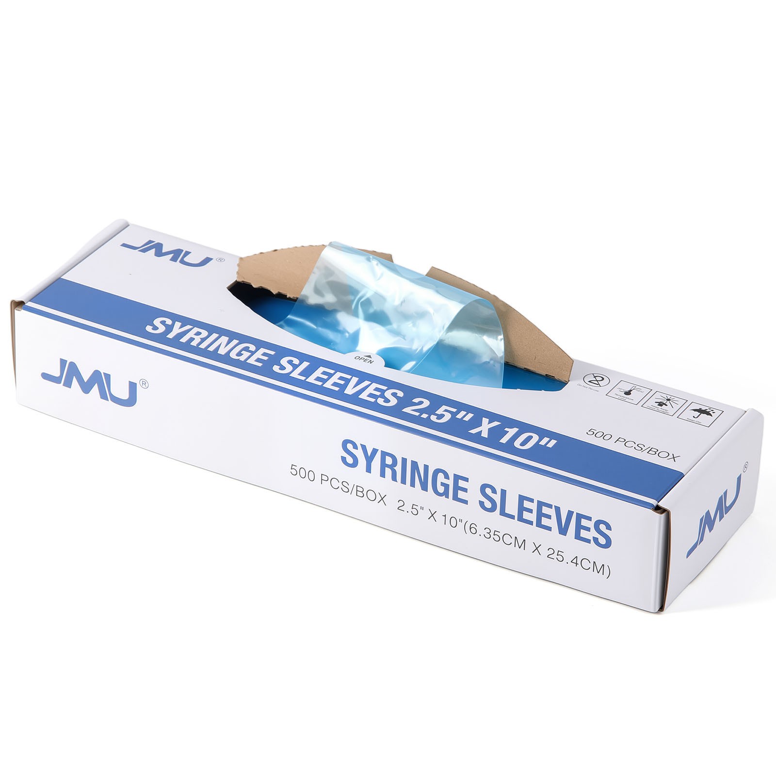 500Pcs/Box JMU Dental 3 Air Water Syringe Cover Sleeves, Pre-cut Opening