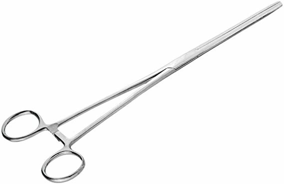10″ Straight Hemostat Forceps Locking Clamps Stainless Steel Surgical Instrument
