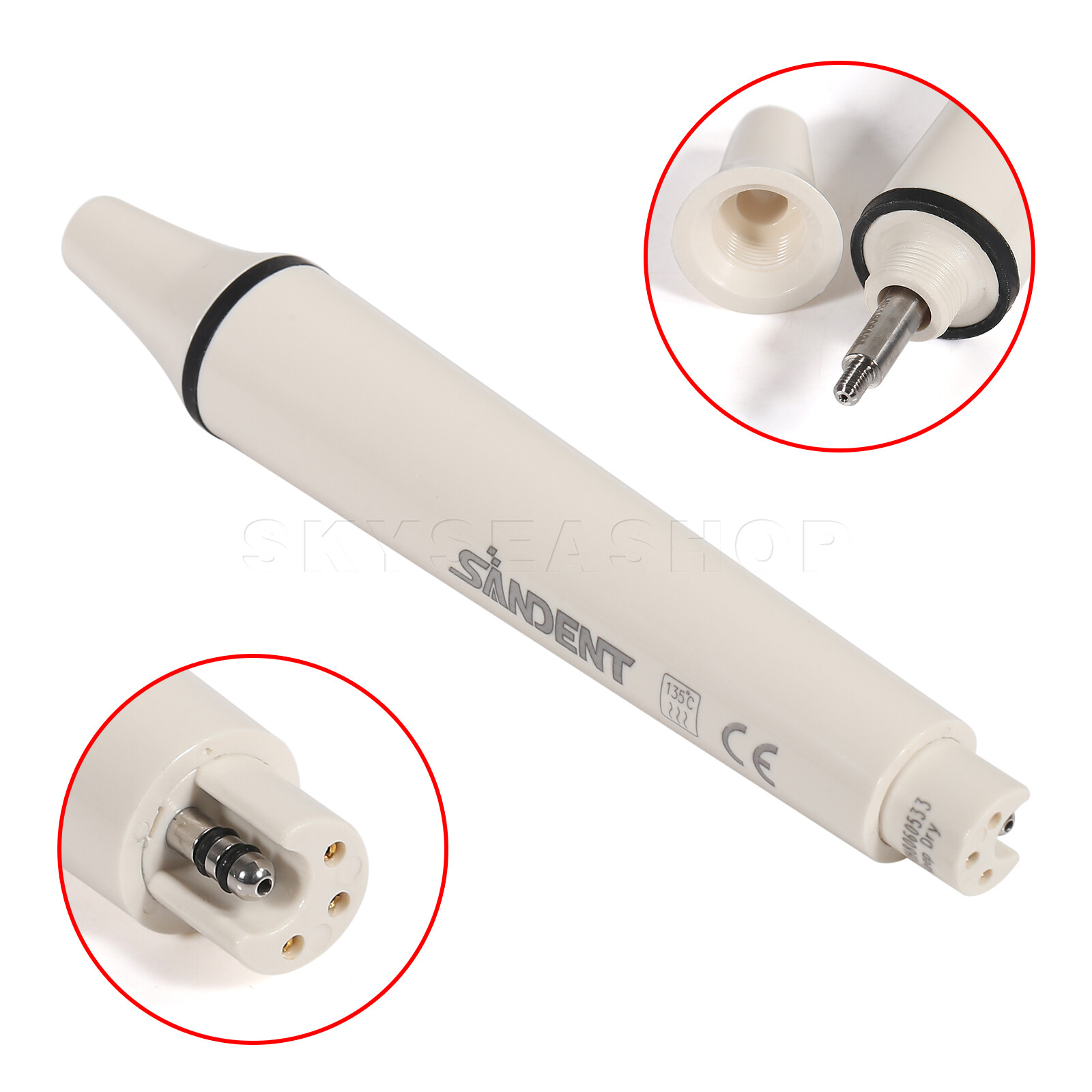 1-50 Dental Detachable Ultrasonic Piezo Scaler Handpiece For EMS SKYSEA TIPS CE