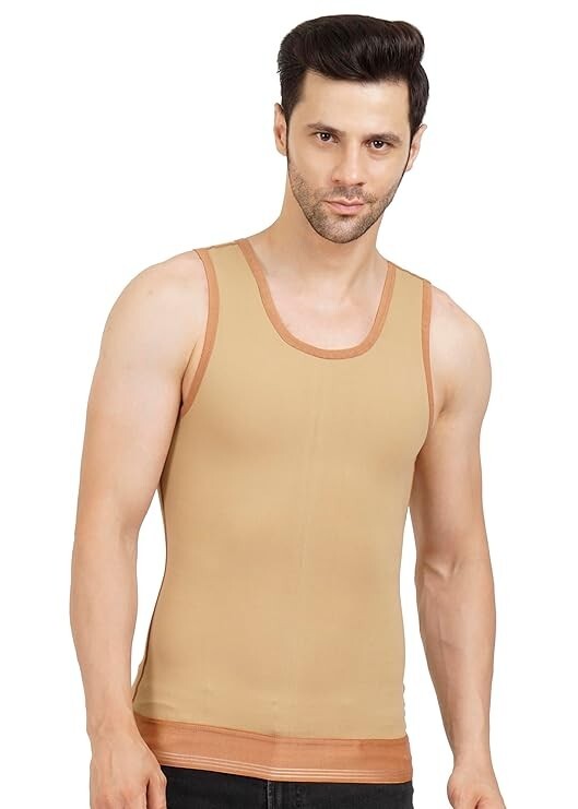 Gynecomastia Full Vest | MICROPOLY FABRIC | Zipper Free |Chest & Abdomen Support