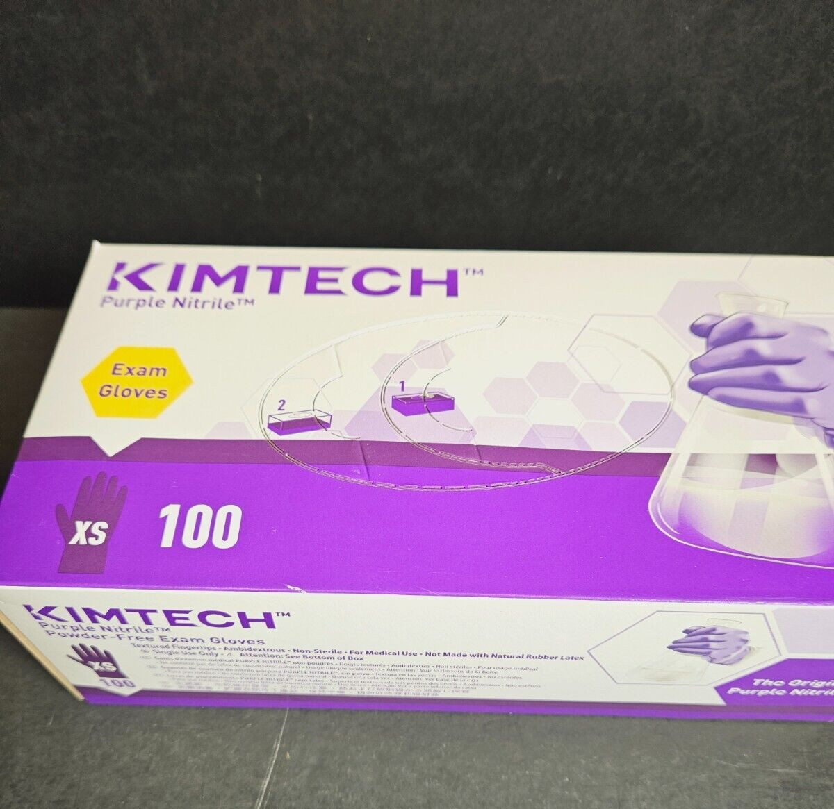 Kimtech Nitrile Gloves Extra Small Powder Free 10 Boxes with 100 Gloves Each