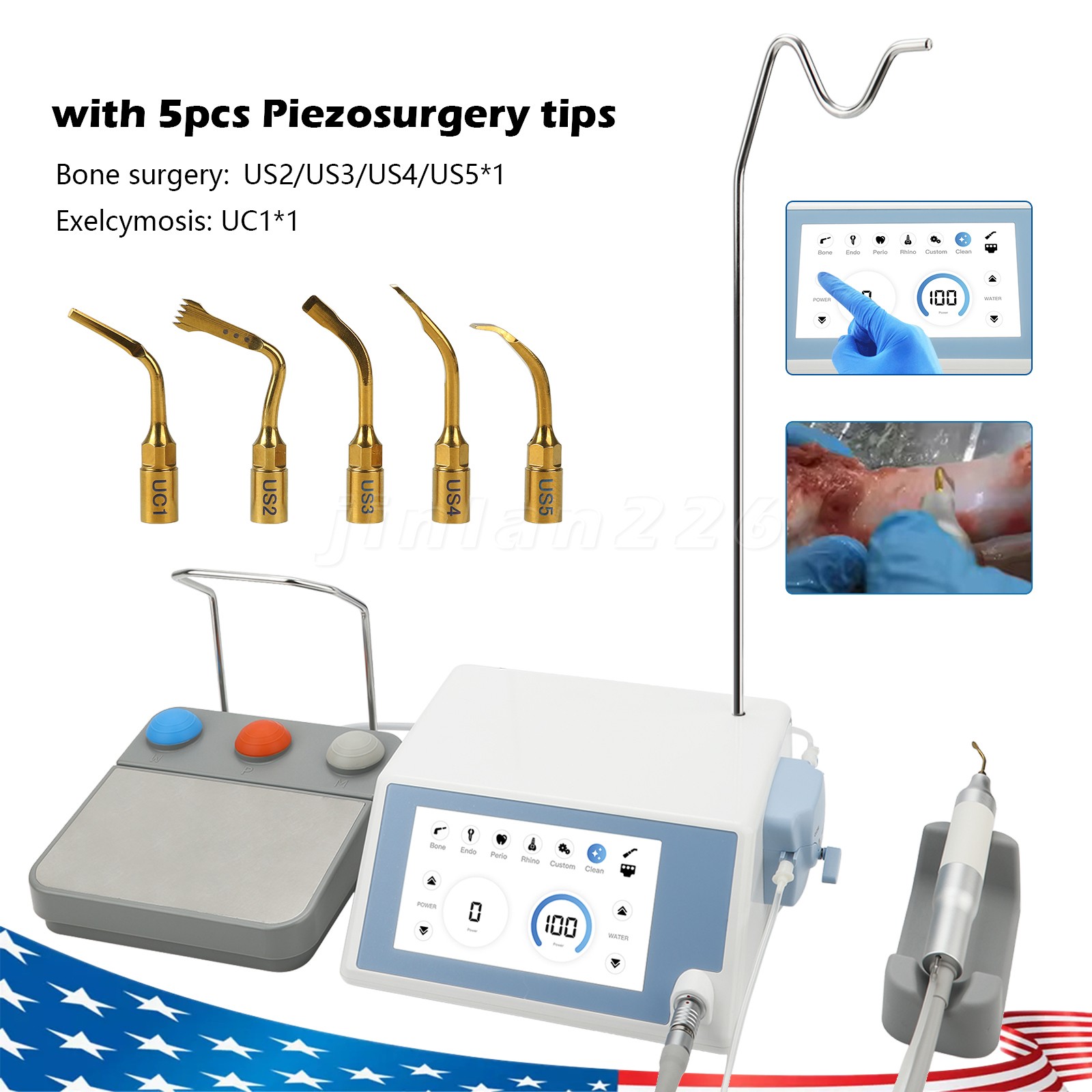 Dental Lab 35,000/35K RPM Marathon Polisher Handpiece for N7 N2 N3 Micromotor US