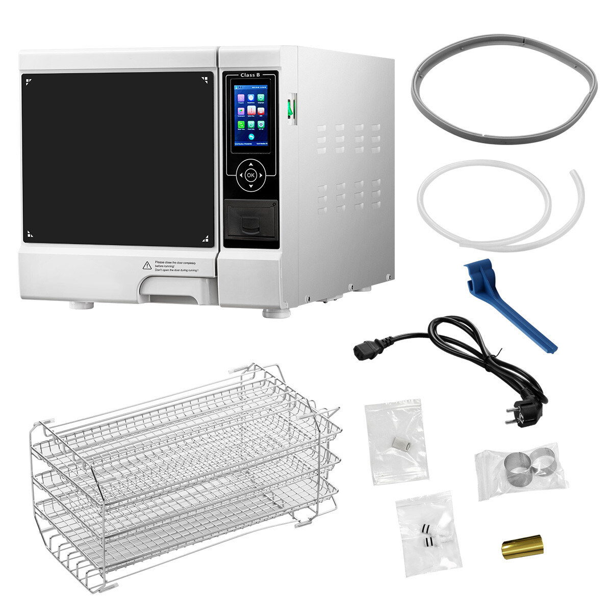 FDA Dental Unit Chair Computer Control /22L Autoclave Steam Sterilizer Class B