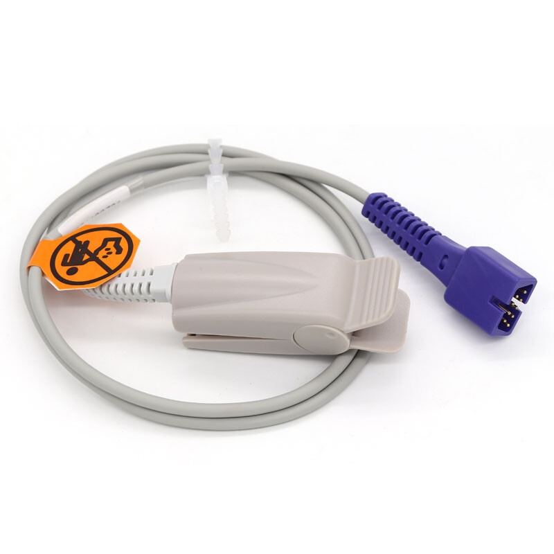 Reusable Fit For DS100A DB9 Adult Finger Clip Oximax SpO2 Sensor 1 Meter OEM
