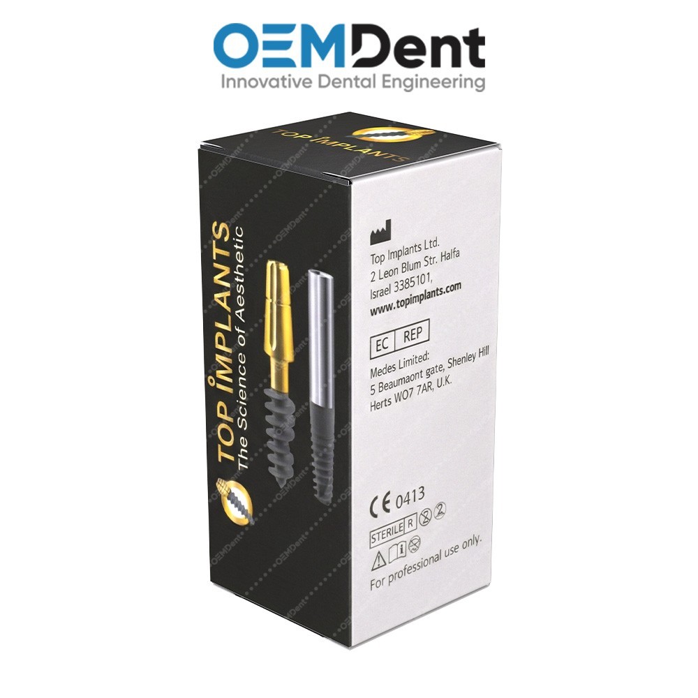 Dentine Compressive Monoblock Fixture Titanium Sterile SLA Surface