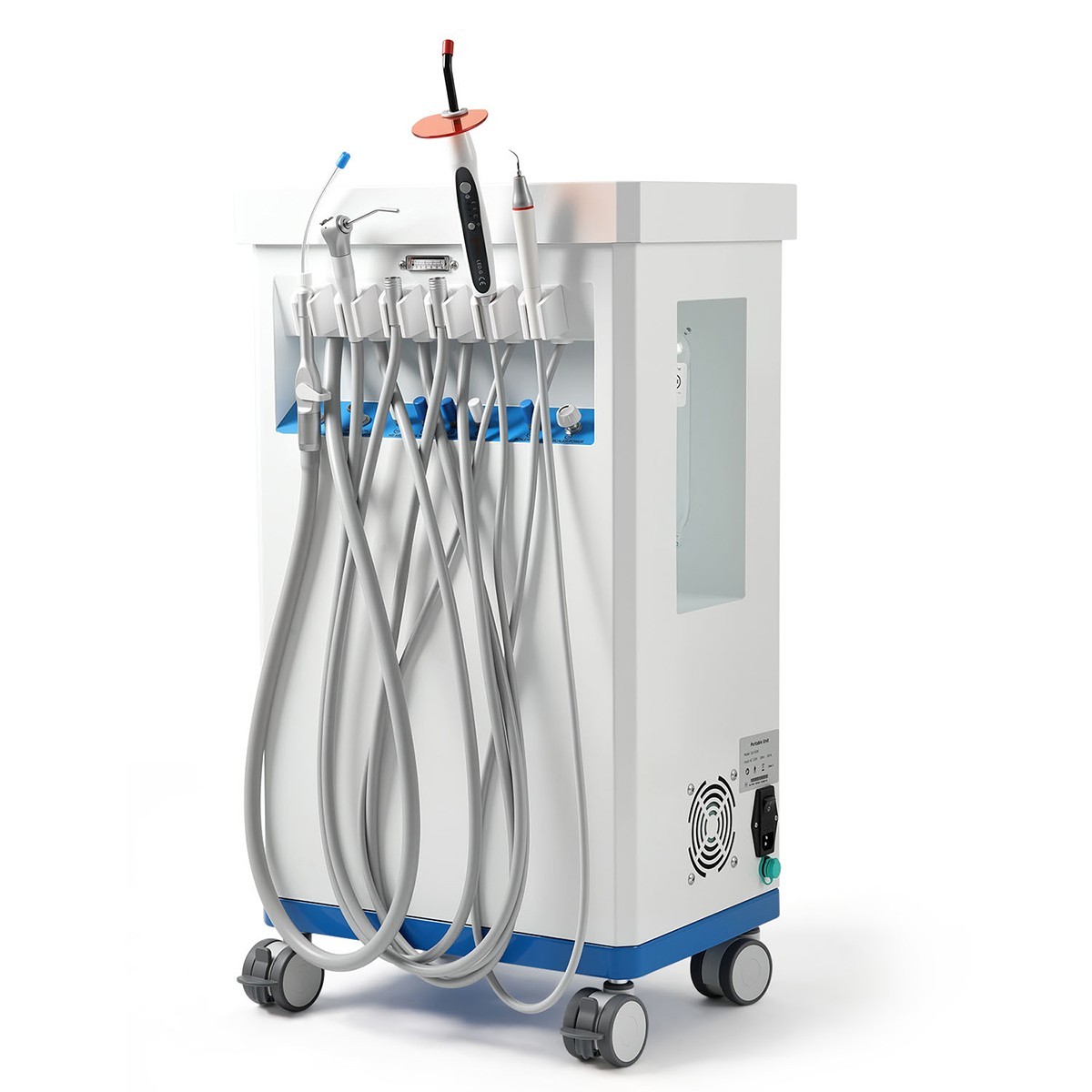 FDA Portable Dental Unit System Air Compressor Ultrasonic Scaler Curing Light