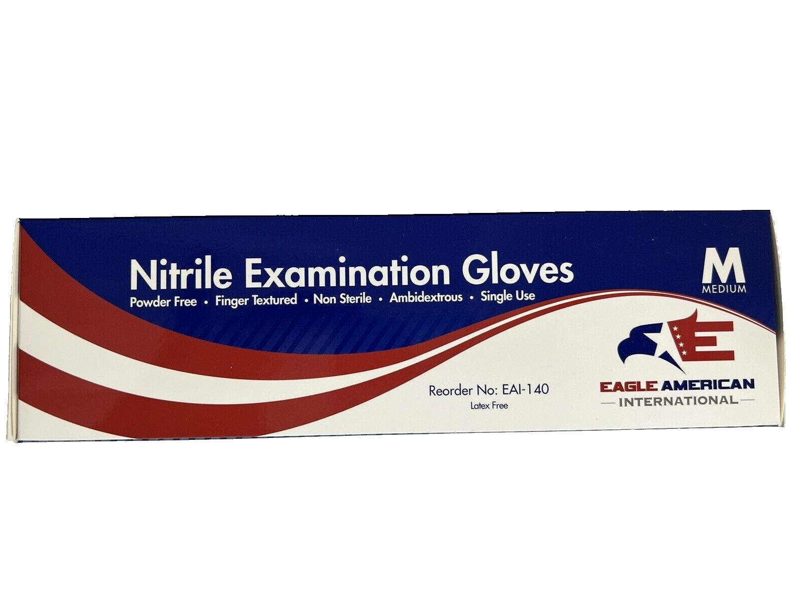 Nitrile Examination Gloves 1000 pc Medium~Non-Sterile Powder Free Textured~P7 05