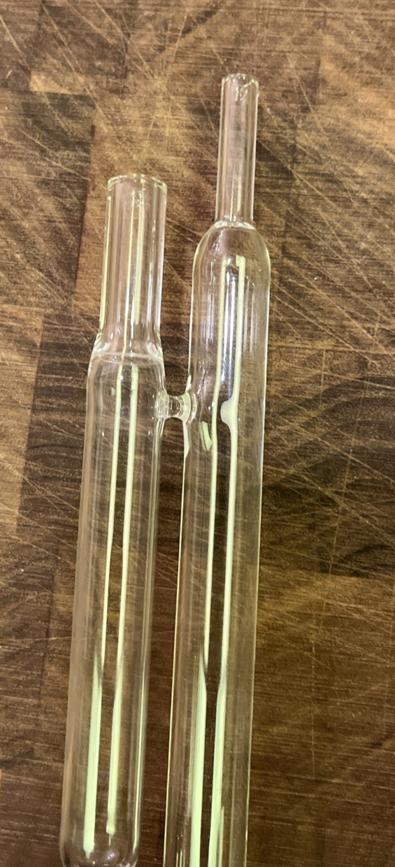 Unbranded Glass U-Tube Trap Distillation Condenser Cold Finger