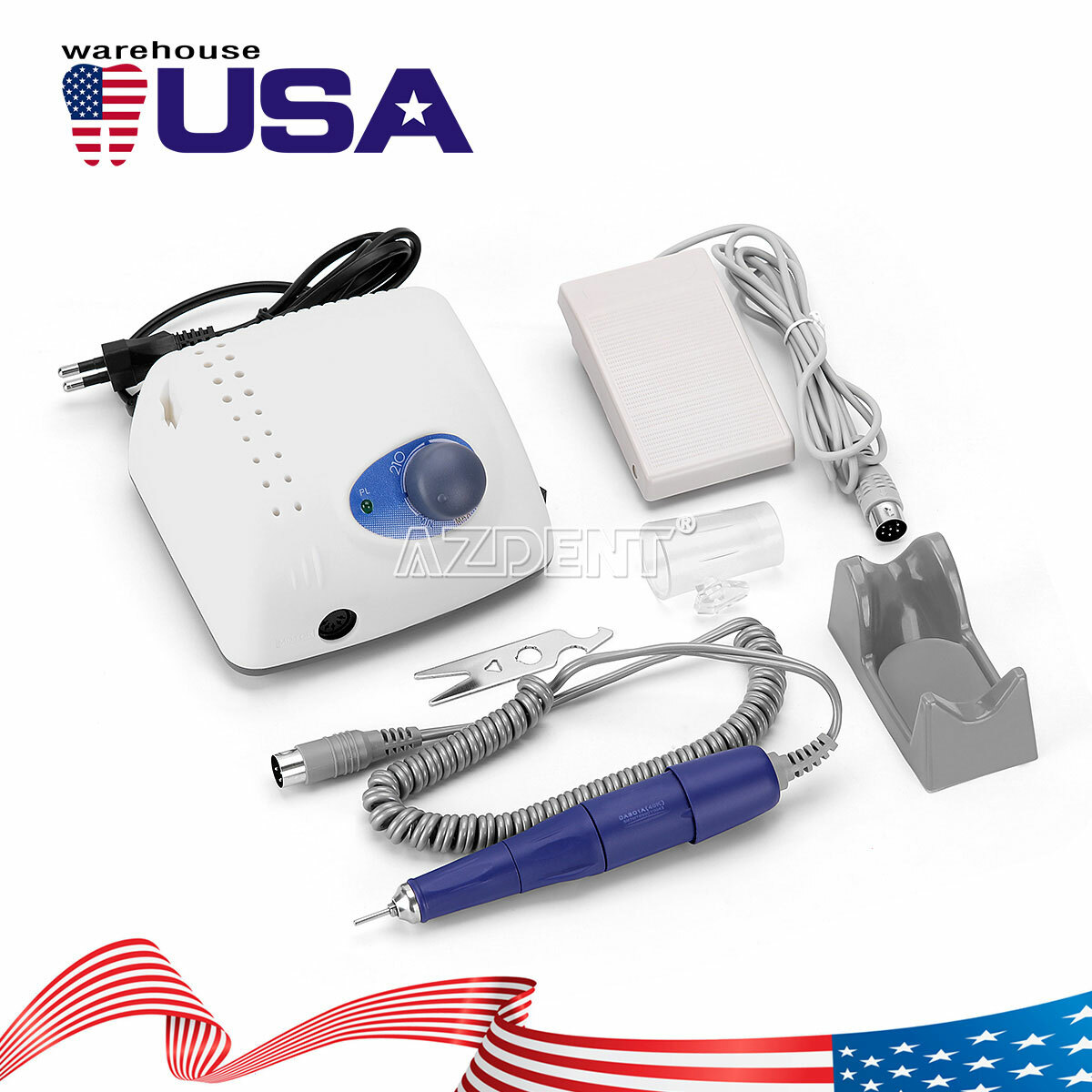 Dental Lab Marathon Electric Micromotor Polishing Unit 40K rpm Motor Handpiece