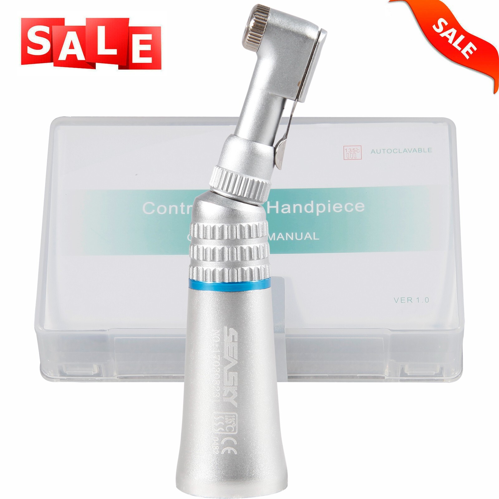 Dental 20:1 Reduction Implant Surgical Contra Angle Handpiece Push Fit NSK STG