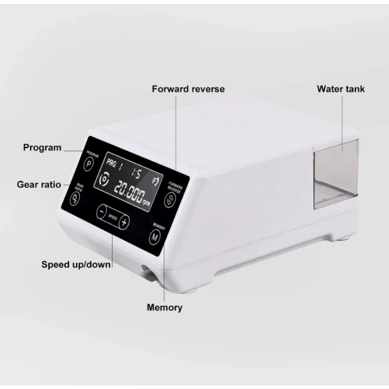 Dental Brushless Micromotor with Water Indenpendent Use Electric Micromotor US