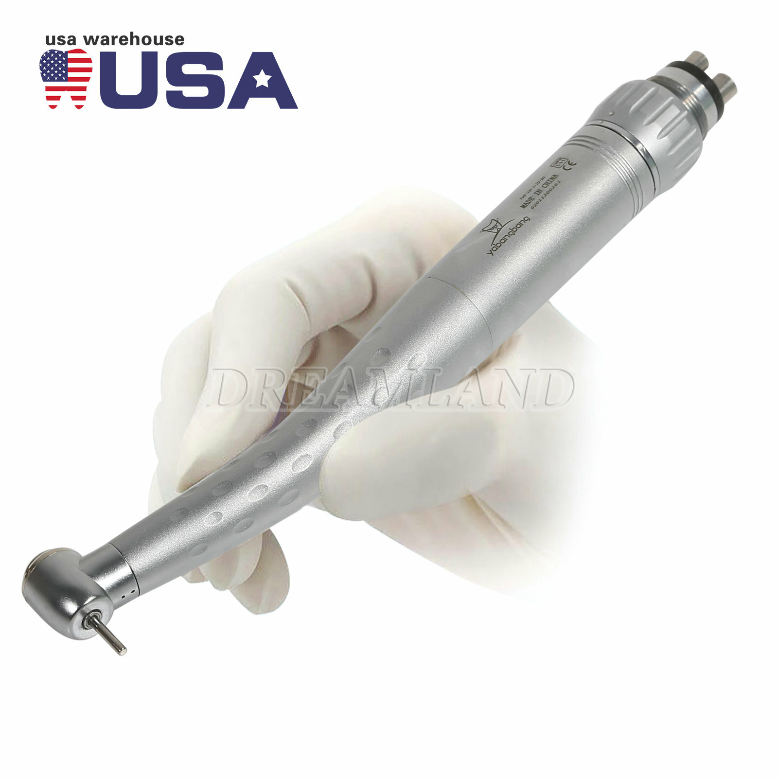 1-10 Dental High Speed Handpiece & 4-Hole Quick Coupler Connect Coupling