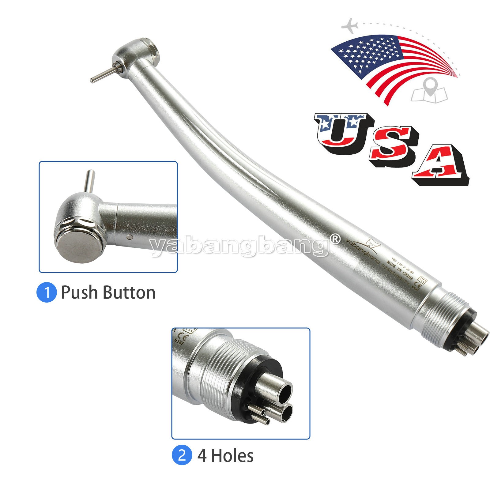 2PCS New Dental Silicone Tubing tube Cable 6 holes for Fiber Optic LED Handpiece