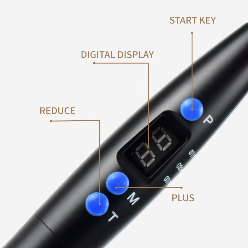 Dental Curing Light 5W LED Wireless Cure Lamp Cordless Dentistry Machine Black