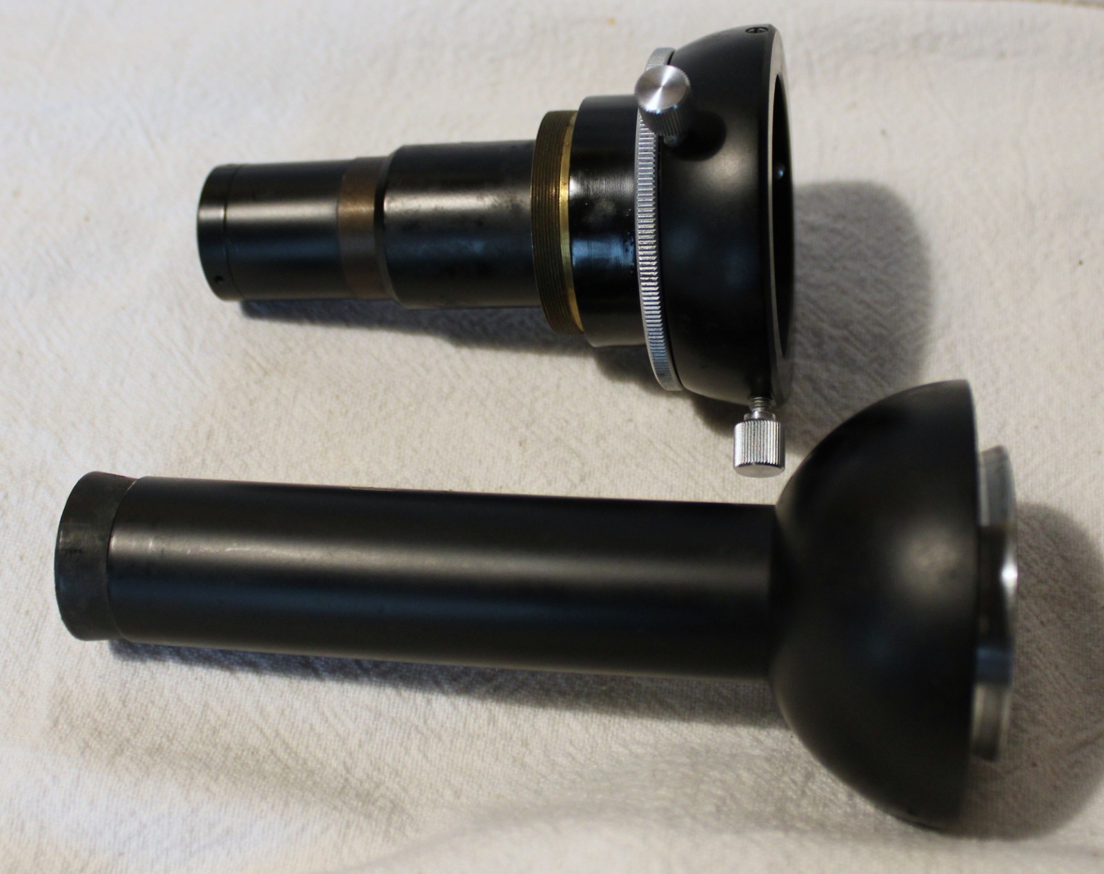 1930’s ZEISS INCLINED BINOCULAR TUBE 294144 + UNKNOWN ZEISS ATTACHMENT