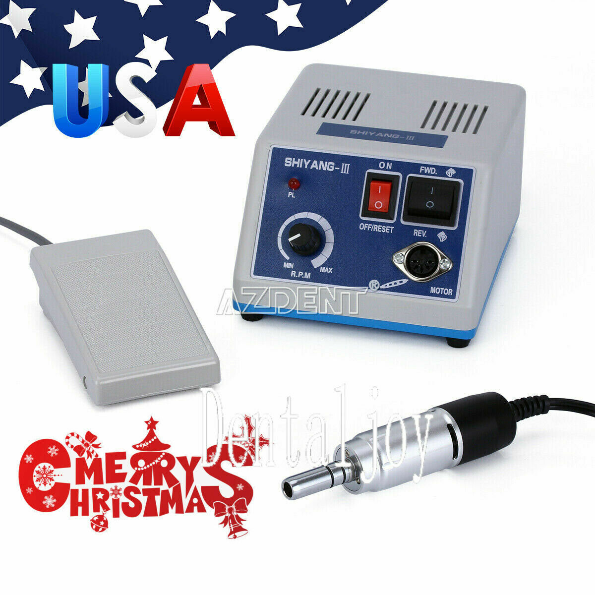 Dental Lab Marathon Electric Micromotor Contra Angle/Straight Handpiece Polisher