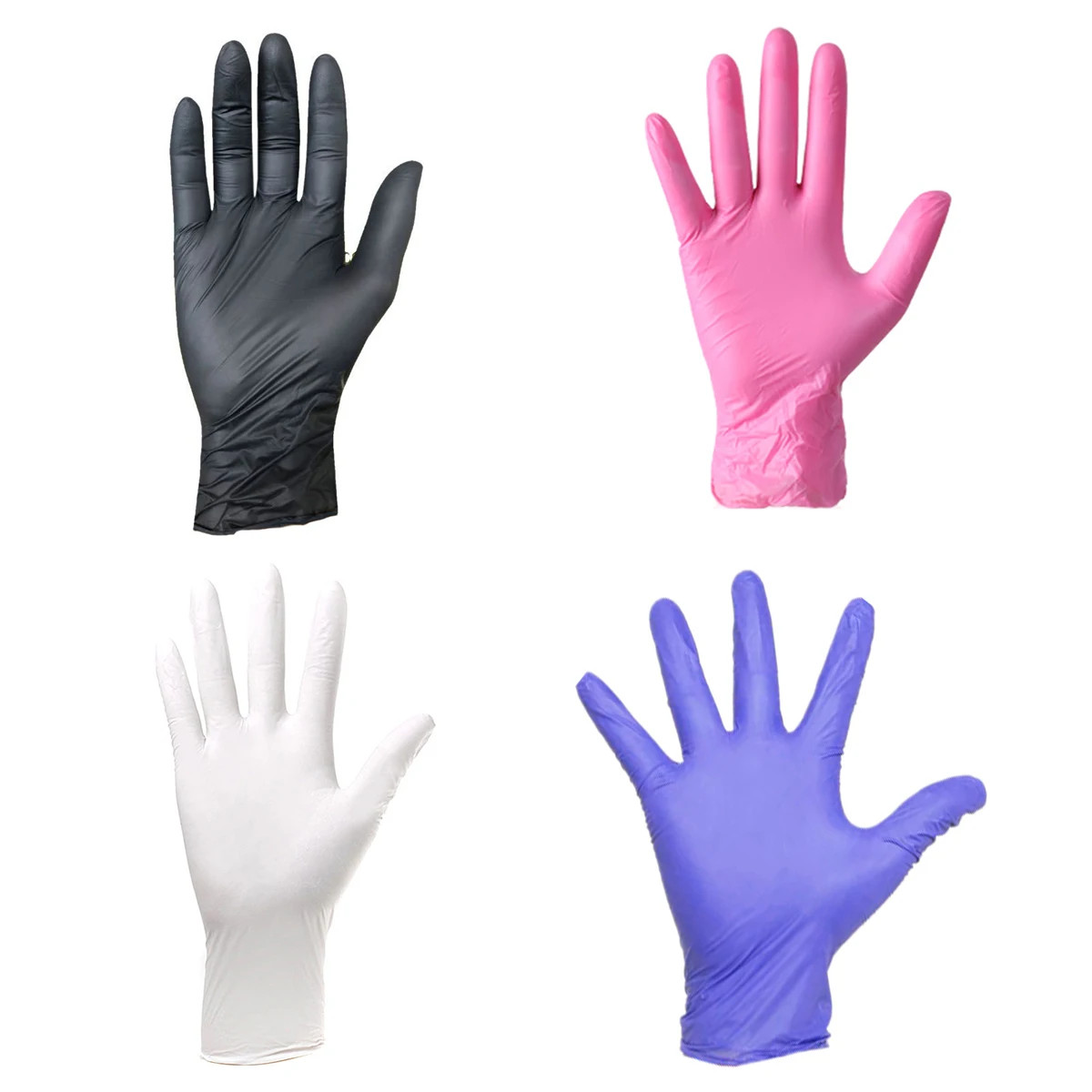 Disposable Gloves XS Latex Powder Free Nitrile Vinyl Glove Extra Small Hands for
