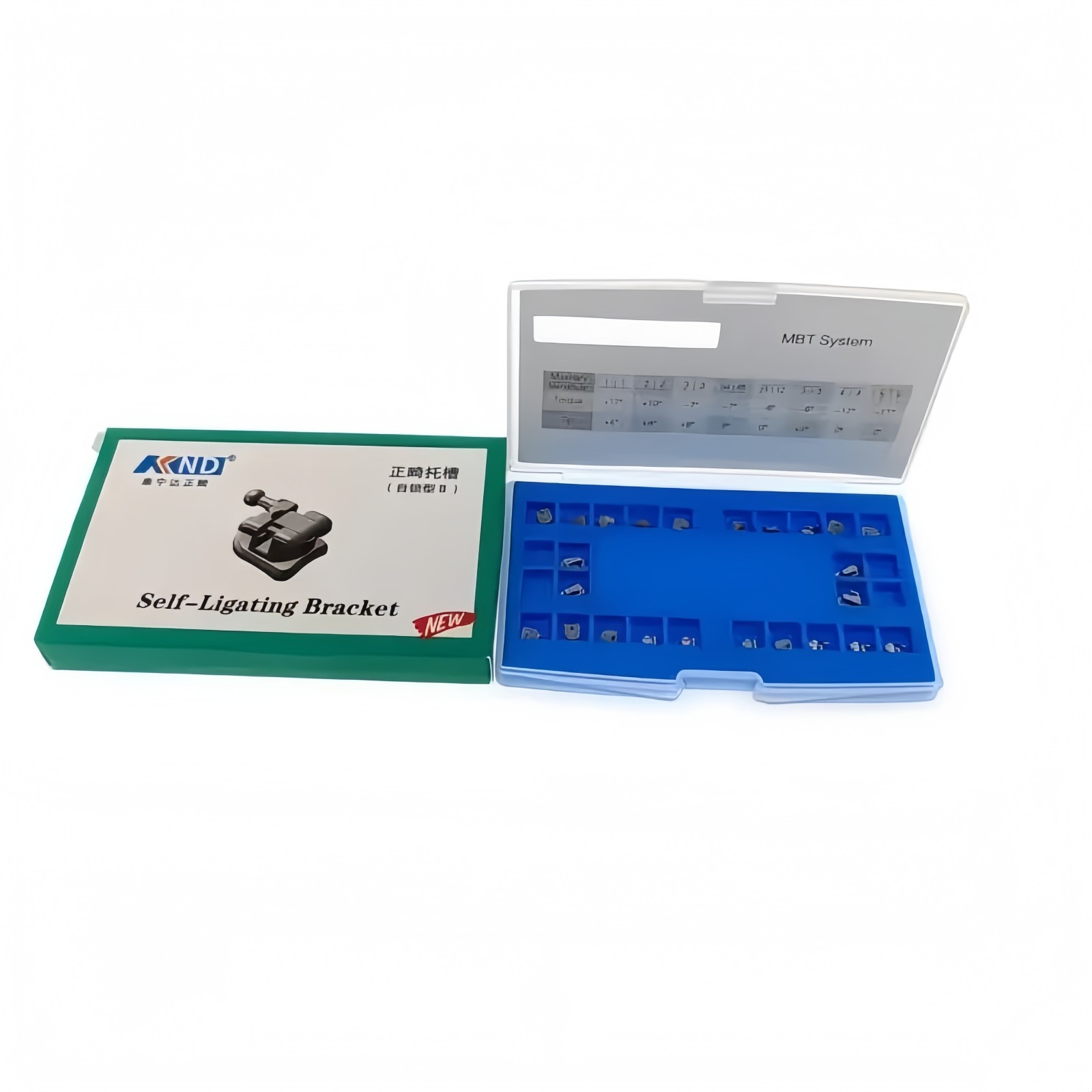 Orthodontic Self-ligating Brackets metal Dental ROTH/MBT 022 Mini Braces 5Pack