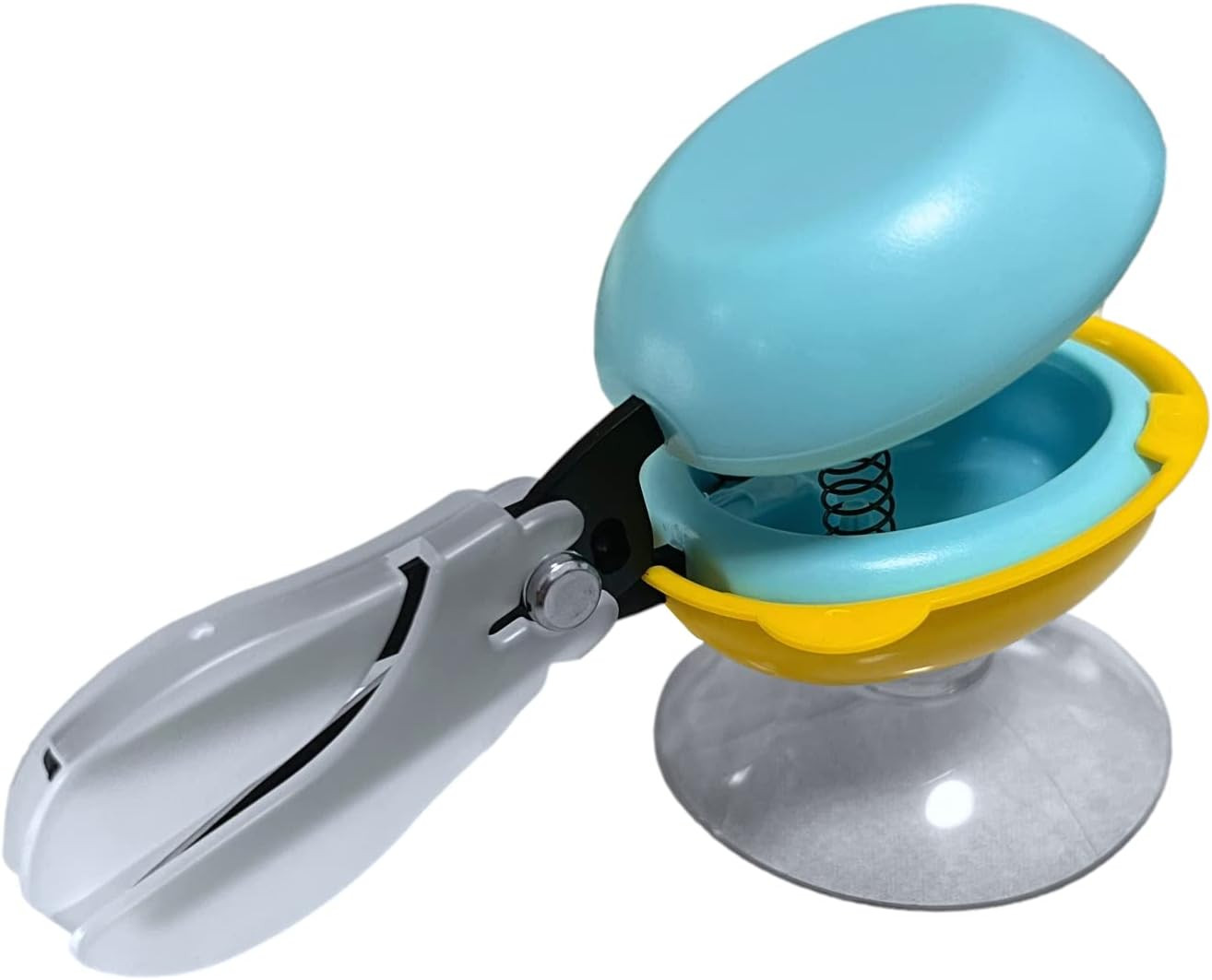 Adaptive Tabletop Scissors for Special Needs – Safe, Ambidextrous, Blue