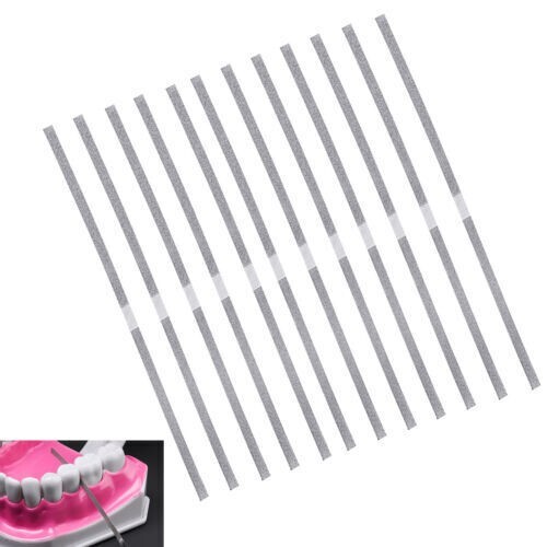 12Pc Stainless Steel Metal Dental Polishing Strips – Multiple Sizes & Quantities