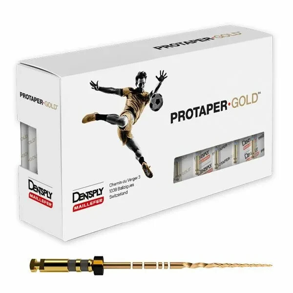 Dentsply ProTaper Gold Rotary Files F1,F2,F3,S1,S2,SX-F3 21mm 120 Files-20 packs