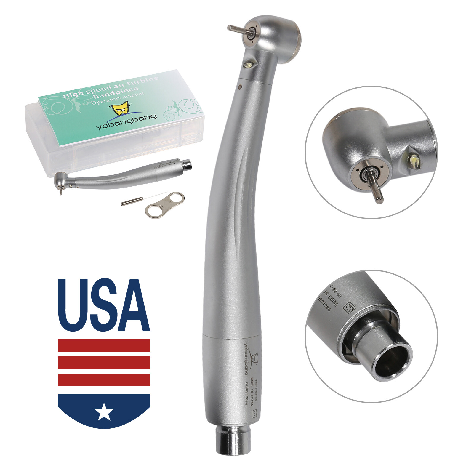 Large Torque Dental High Speed Handpiece LED E-genaerator For NSK Coupler 2H/4H