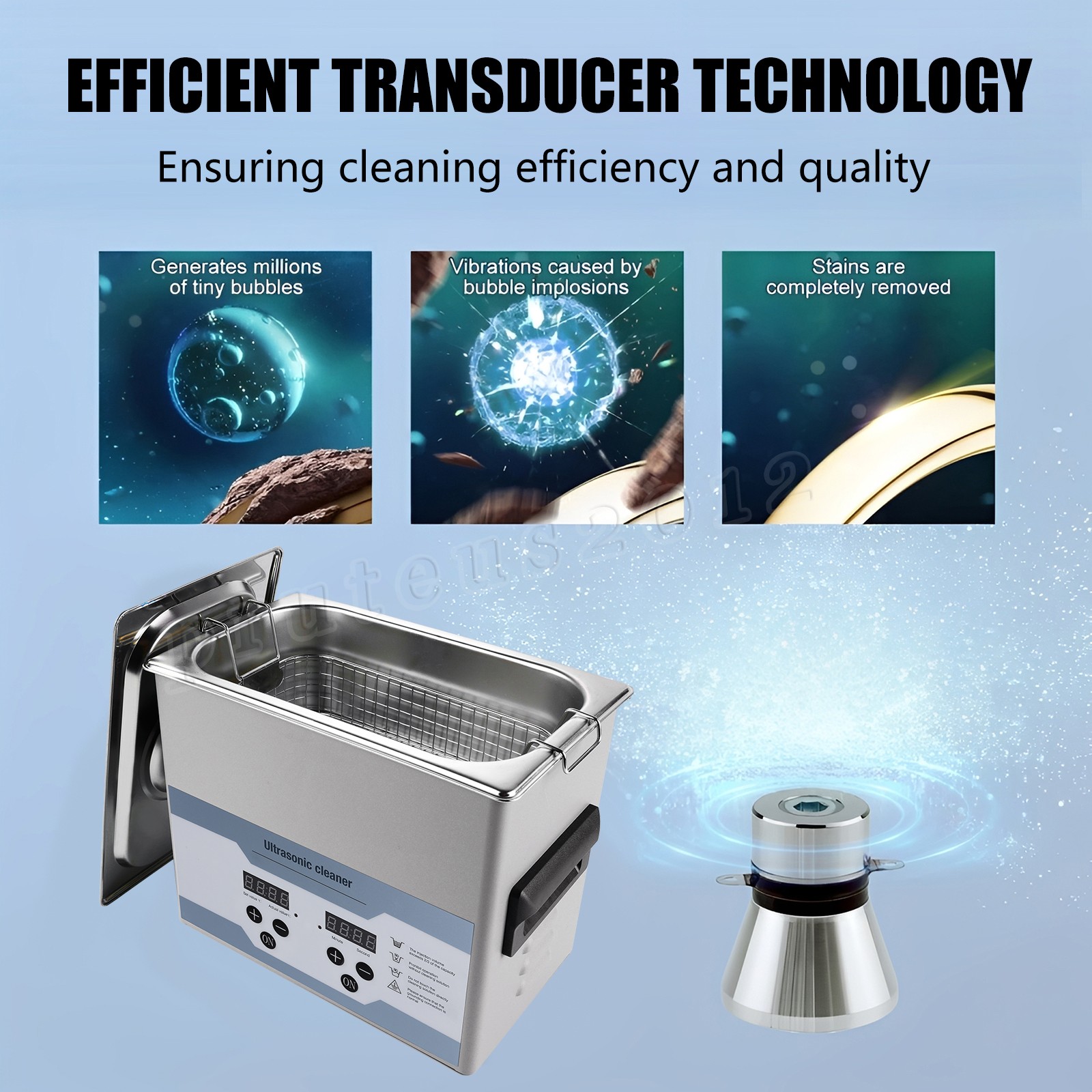 Ultrasonic Cleaner,3.2L,110/120V