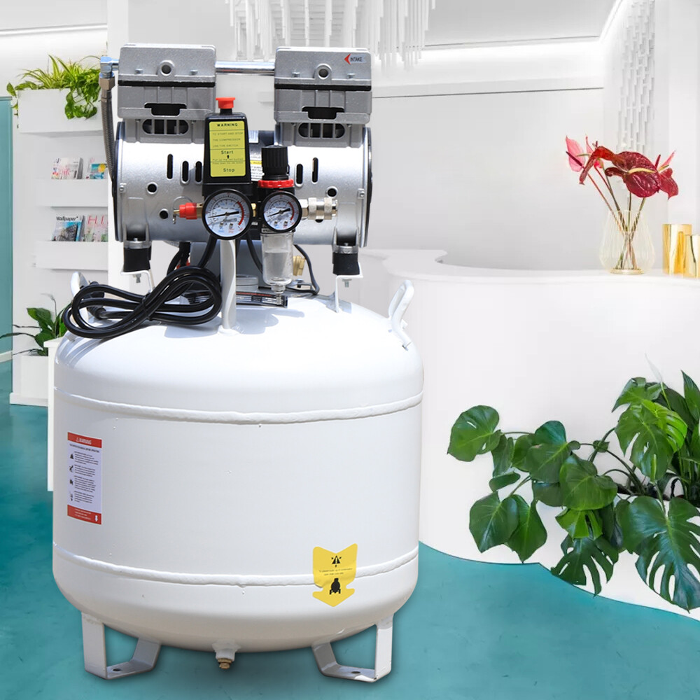 40L Oil Free Oilless Dental Medical Air Compressor 165L/min 115 PSI