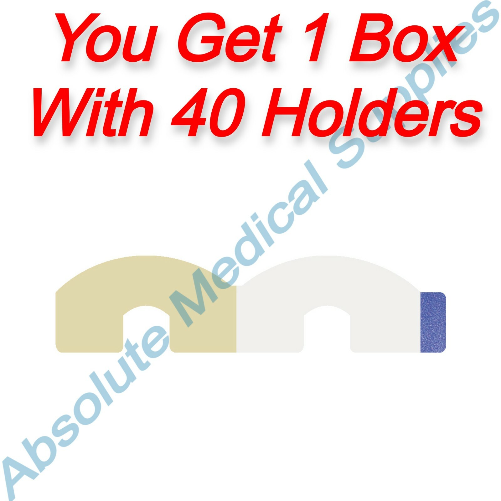 *40-Pack* NeoTech Hold-A-Line Catheter And Tubing Standard Holder N705
