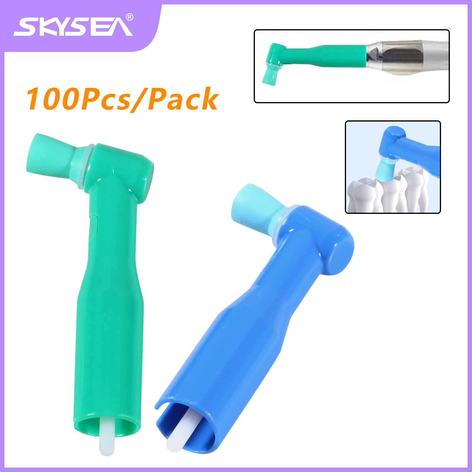 Dental Disposable Prophy Angles Soft 105° -Latex Free 100-500 pcs