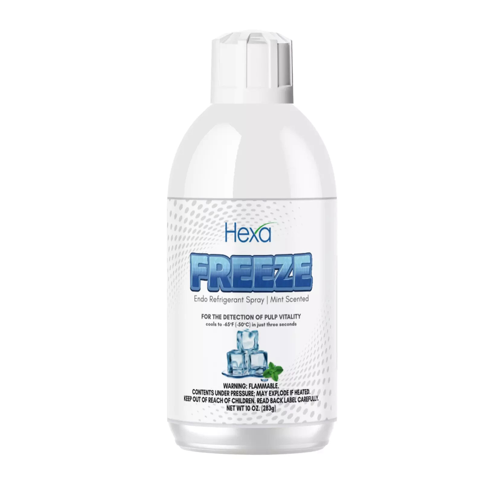 Hexa Freeze Endo Refrigerant Spray Mint Scent 10 Oz. Bottle- Compared to Coltene